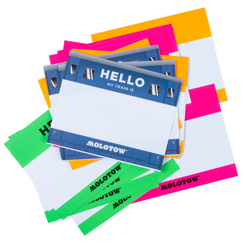 Molotow HELLO My Paint Is Sticker Set 25pc