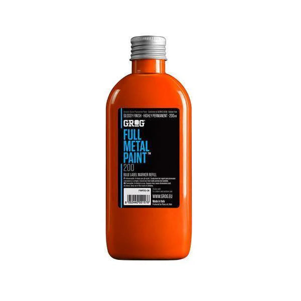 Grog Full Metal Paint Refill 200ml - Clockwork Orange
