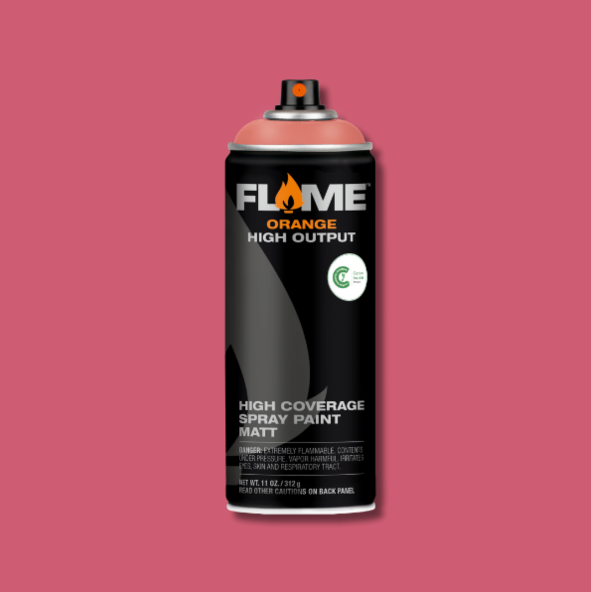 Flame Orange - Piglet Pink Middle