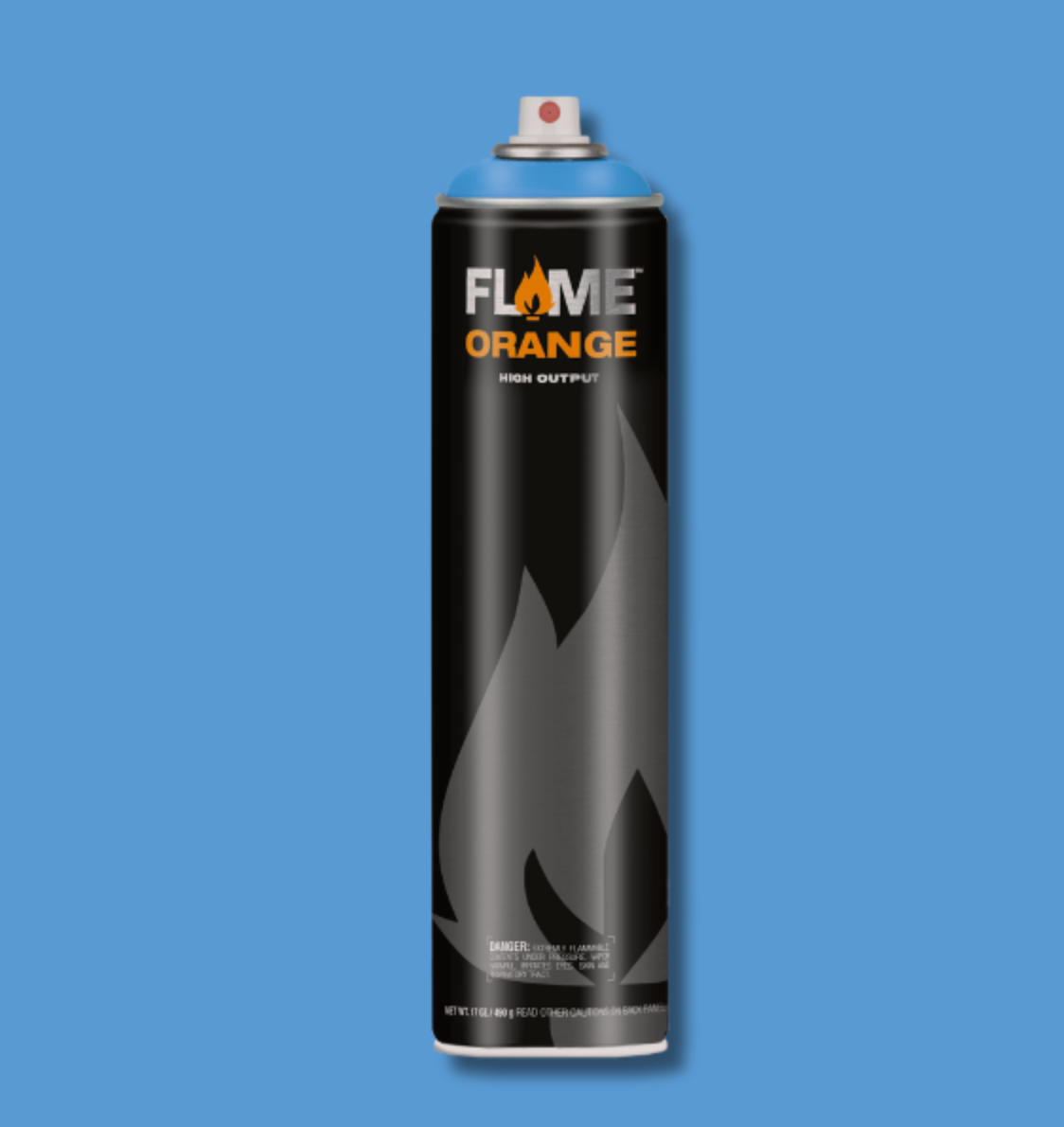 Flame Orange - Light Blue (600ml)