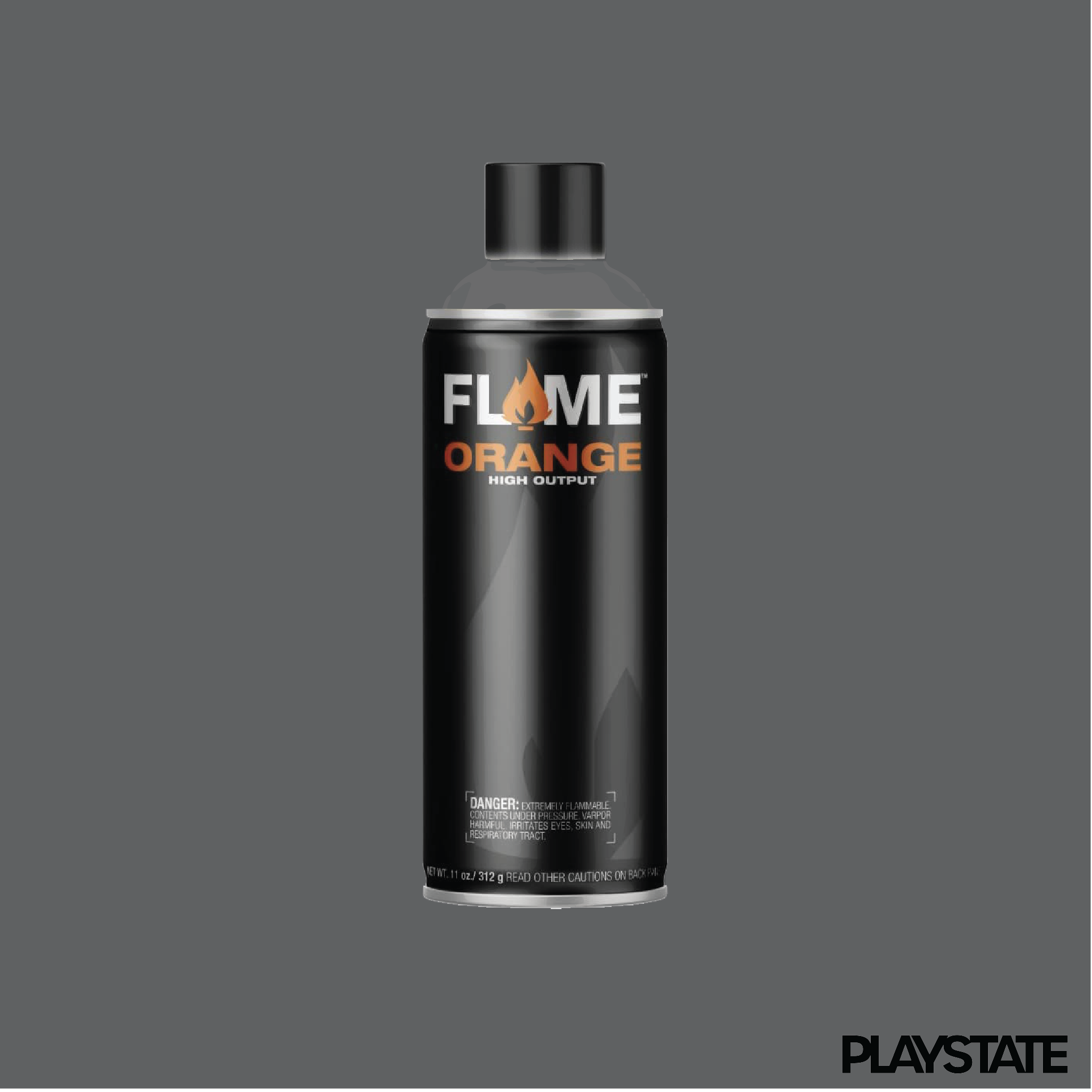 Flame Orange - Anthracite Grey