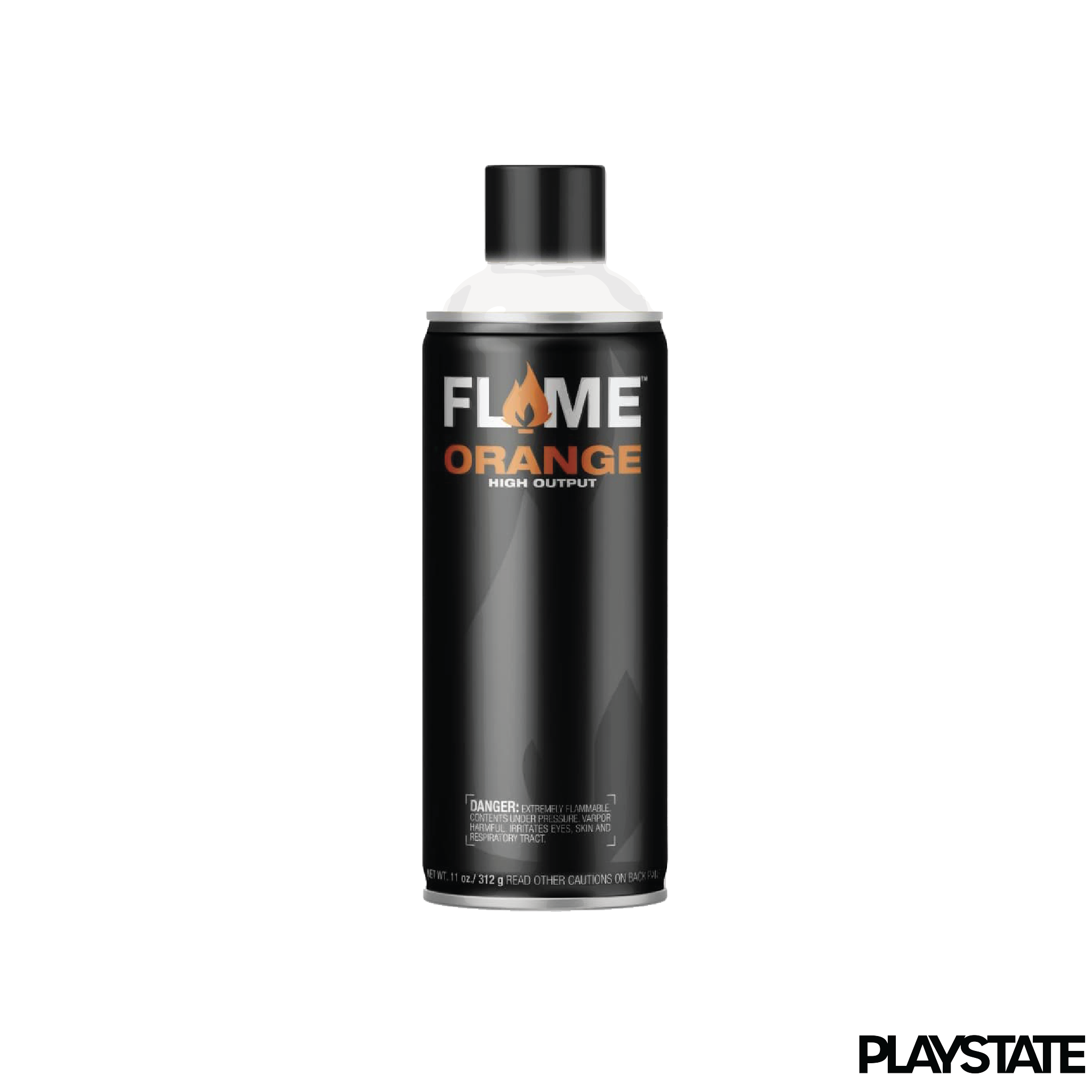 Flame Orange - White