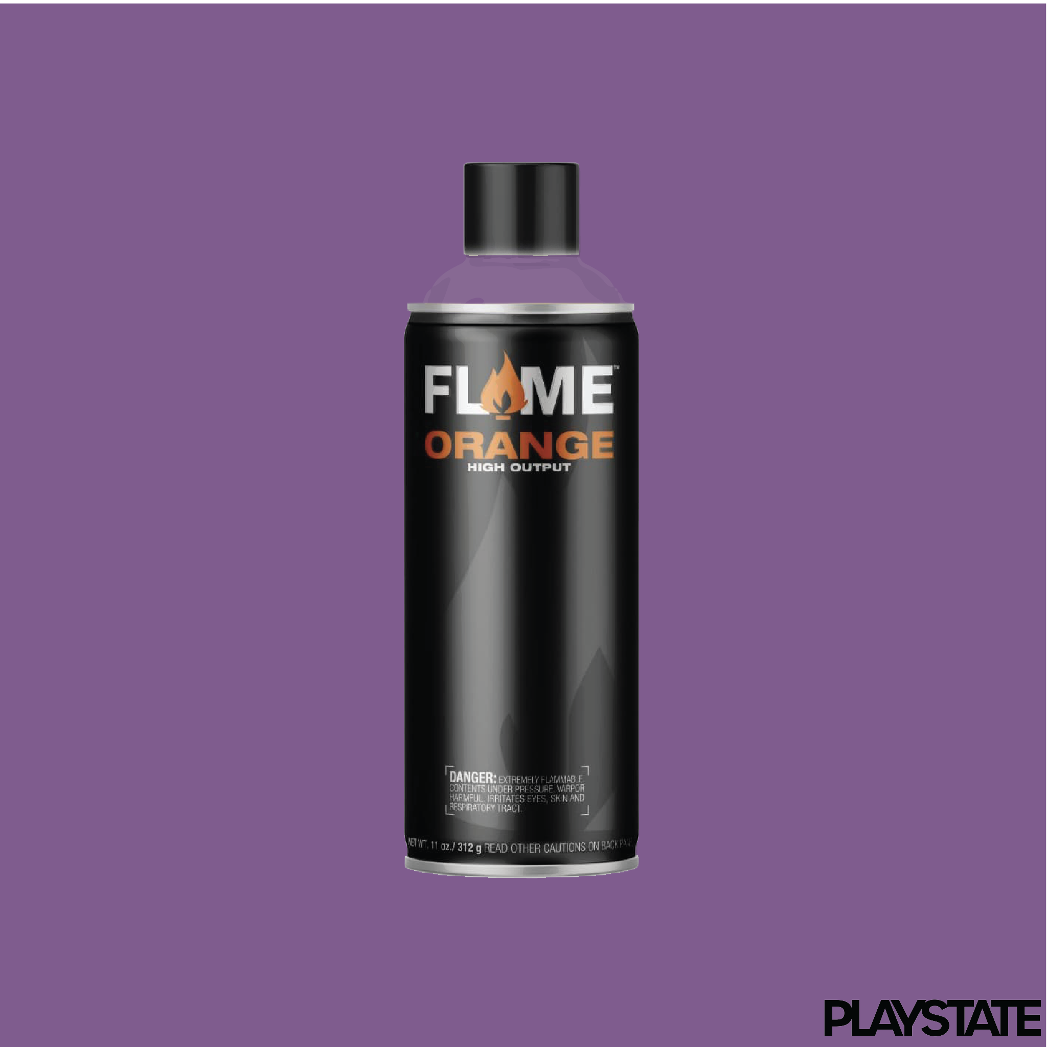 Flame Orange - Deep Violet