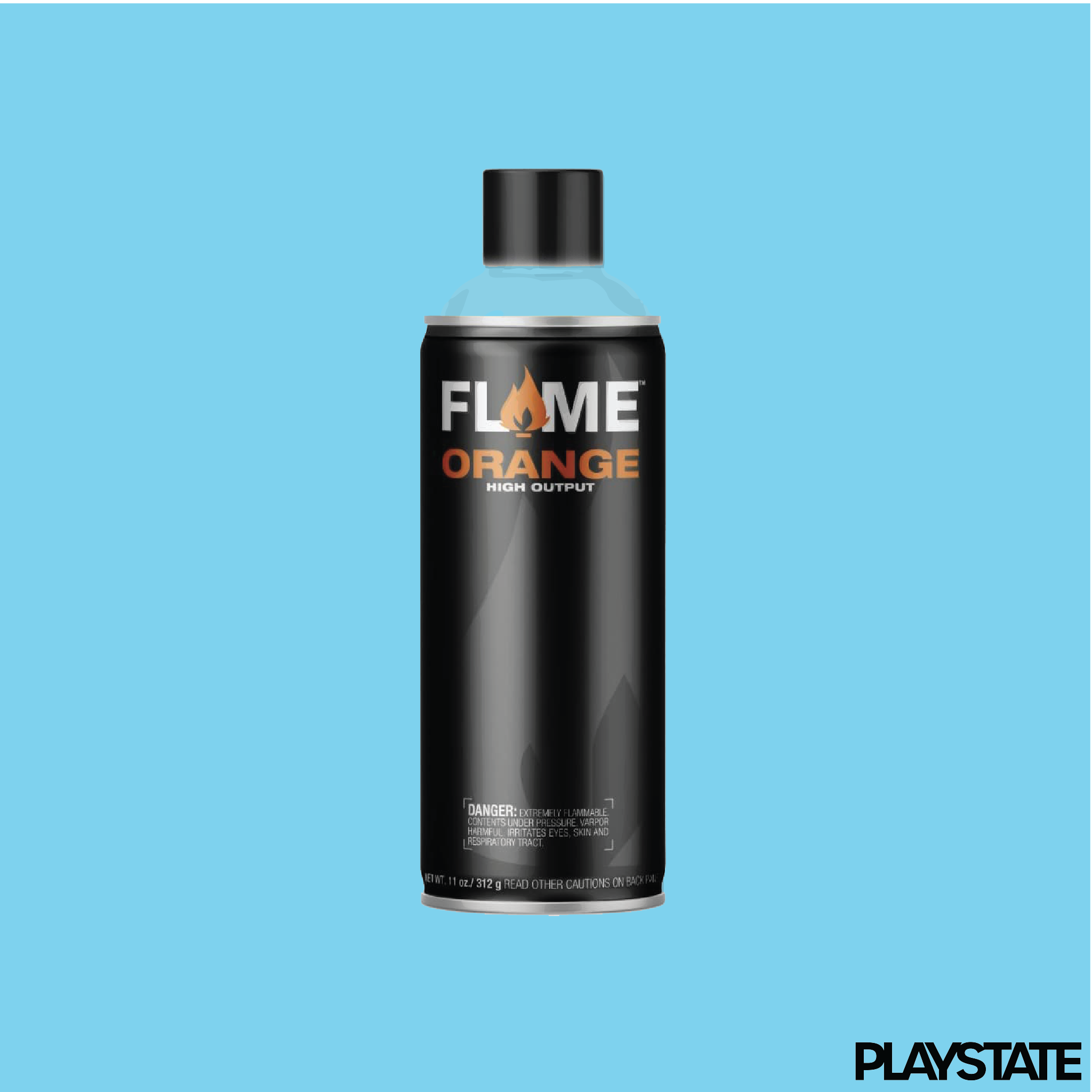 Flame Orange - Lighting Blue