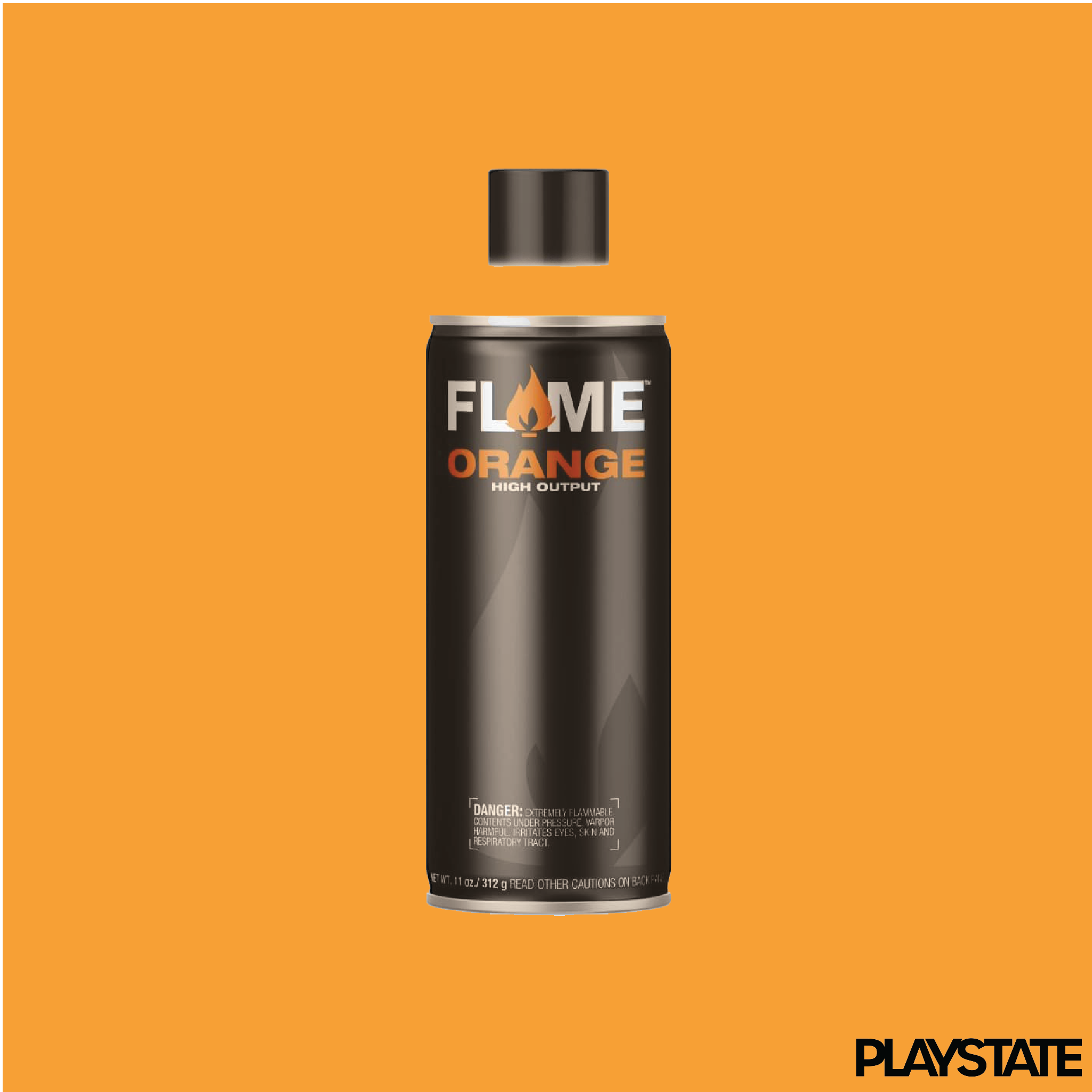 Flame Orange - Pastel Orange