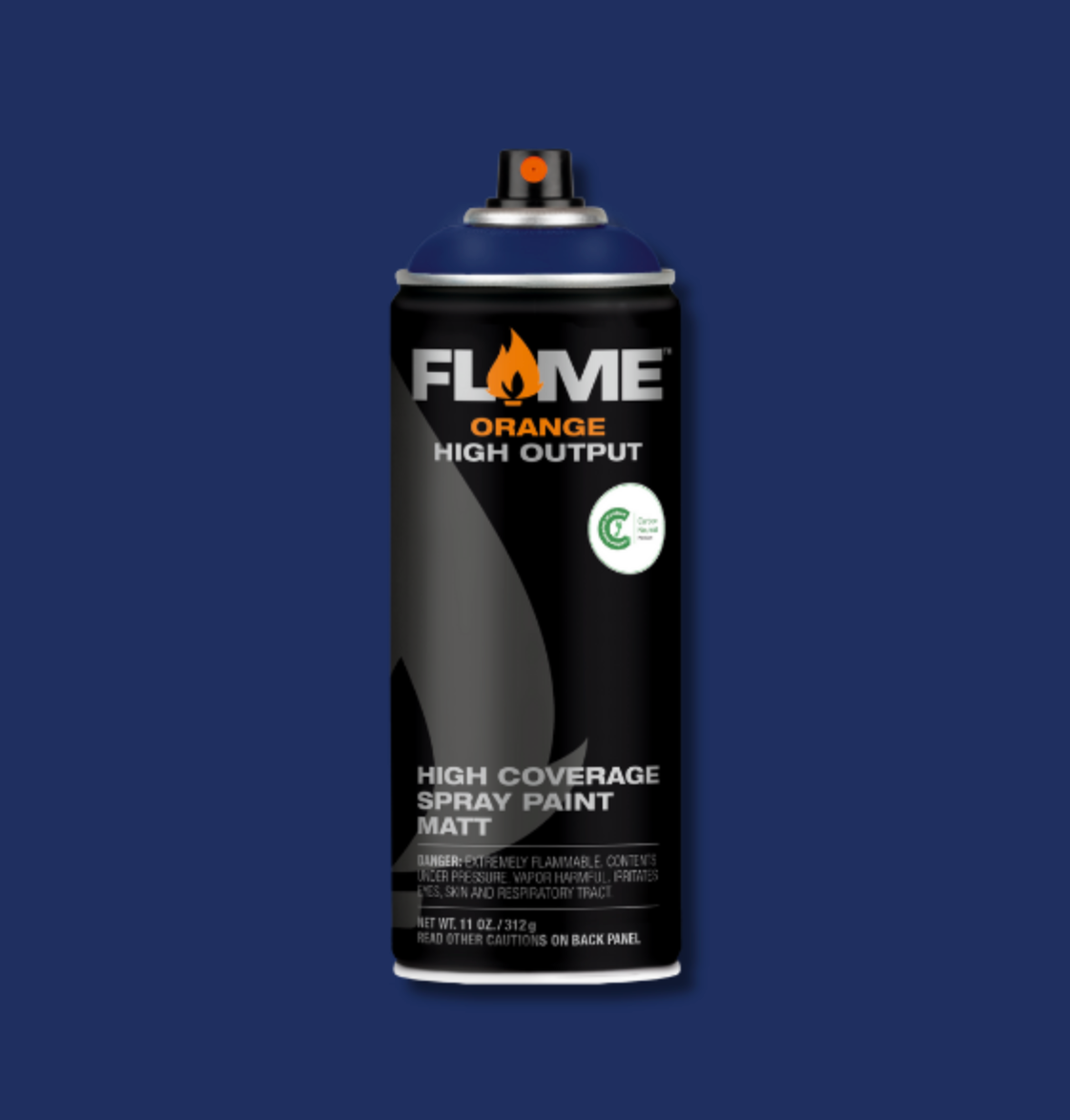 Flame Orange - Ultramarine Blue