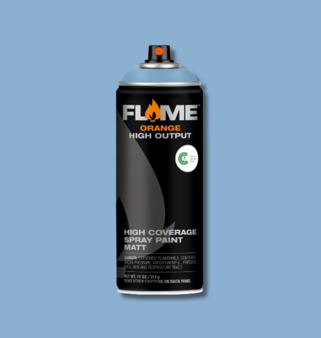 Flame Orange - Cream Blue Light