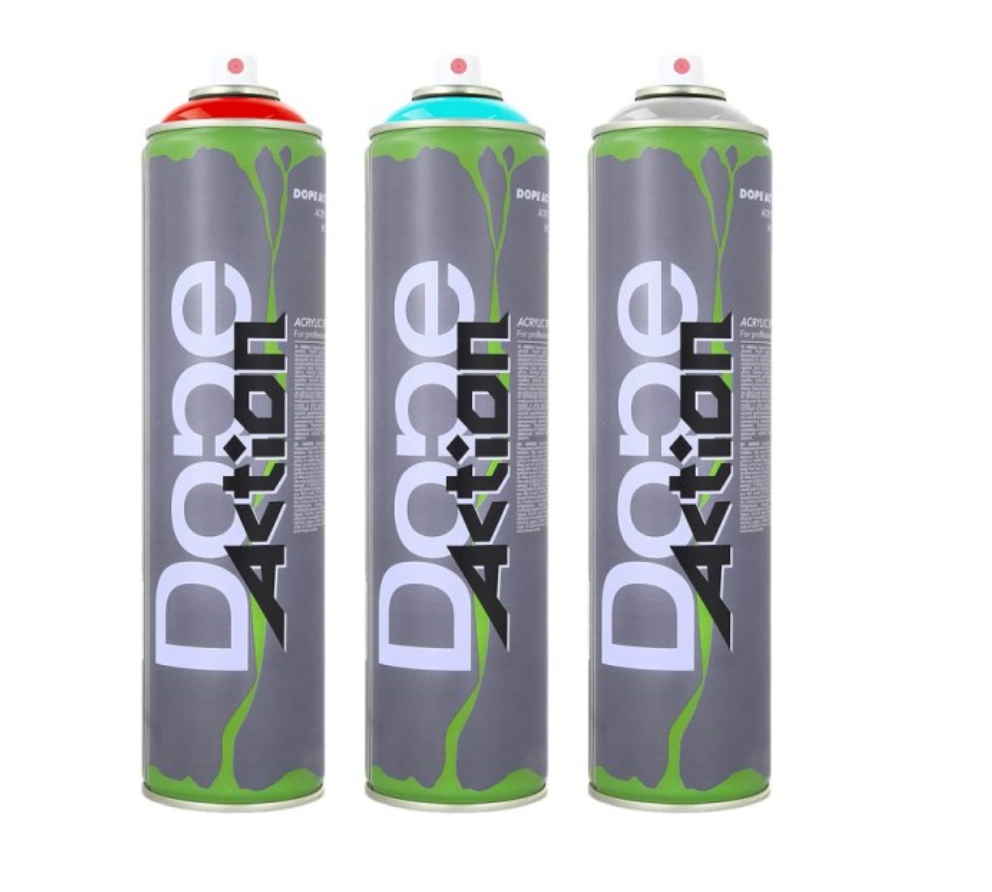 Dope Cans Action 600ml - Black
