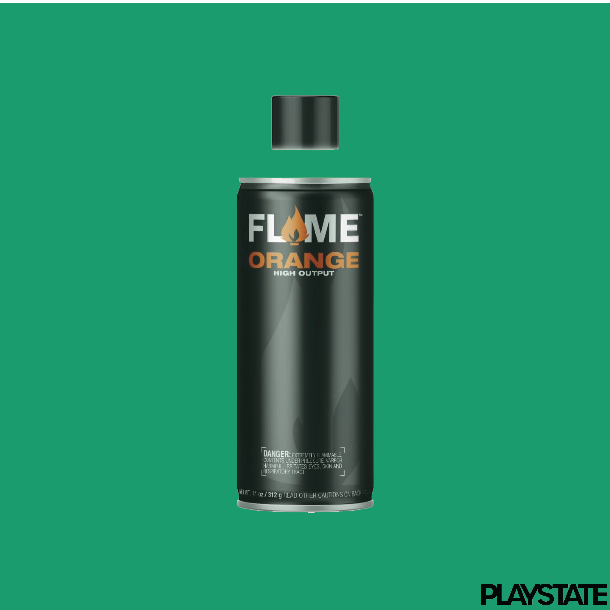 Flame Orange - Turquoise