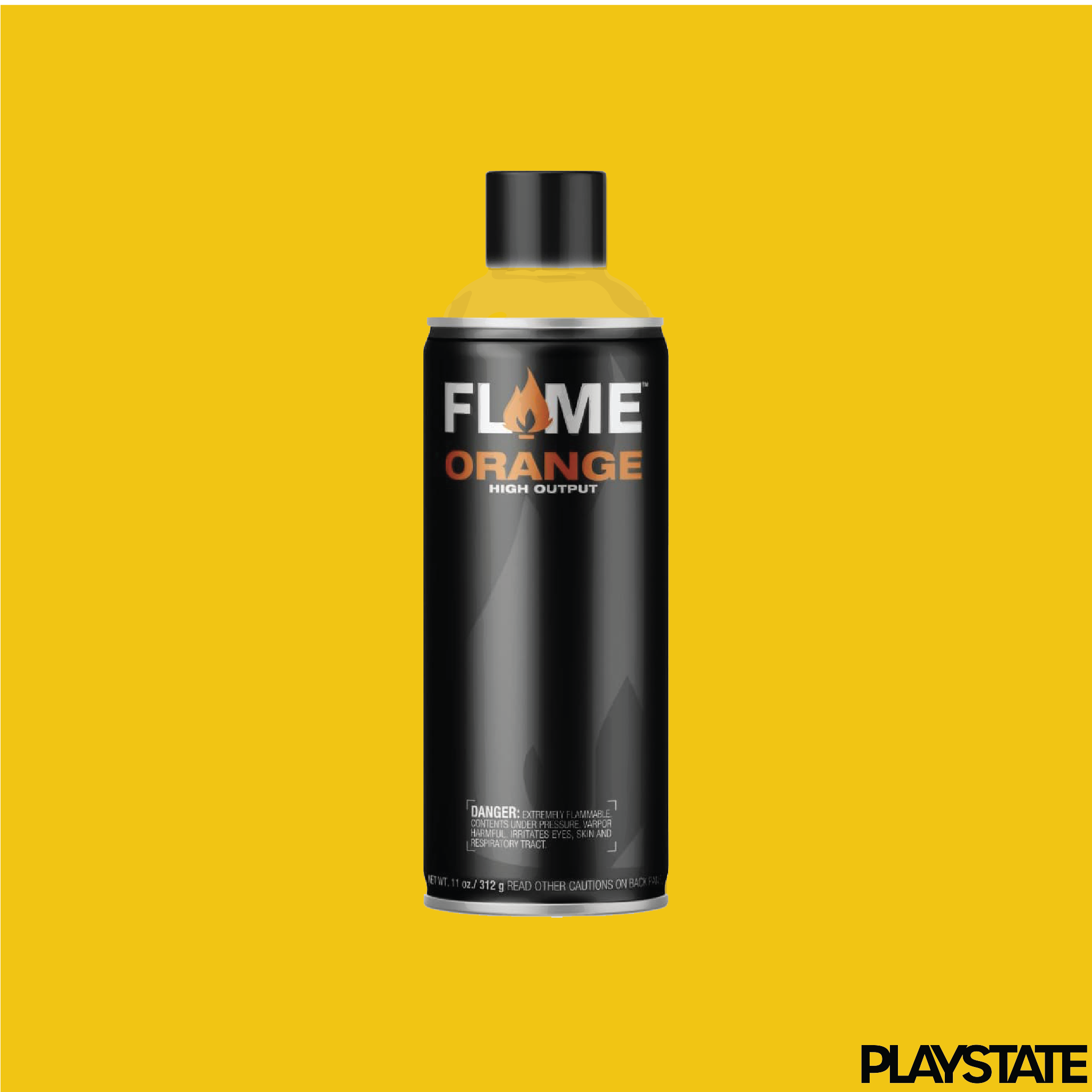 Flame Orange - Mustard Light