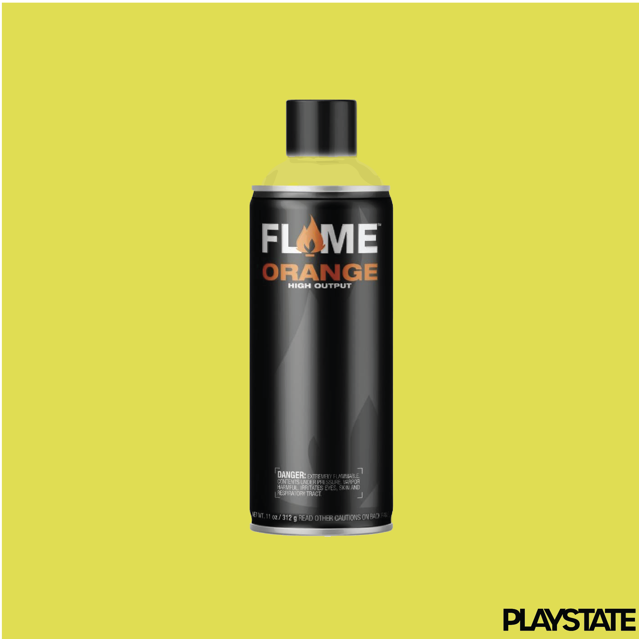 Flame Orange - Crazy Green