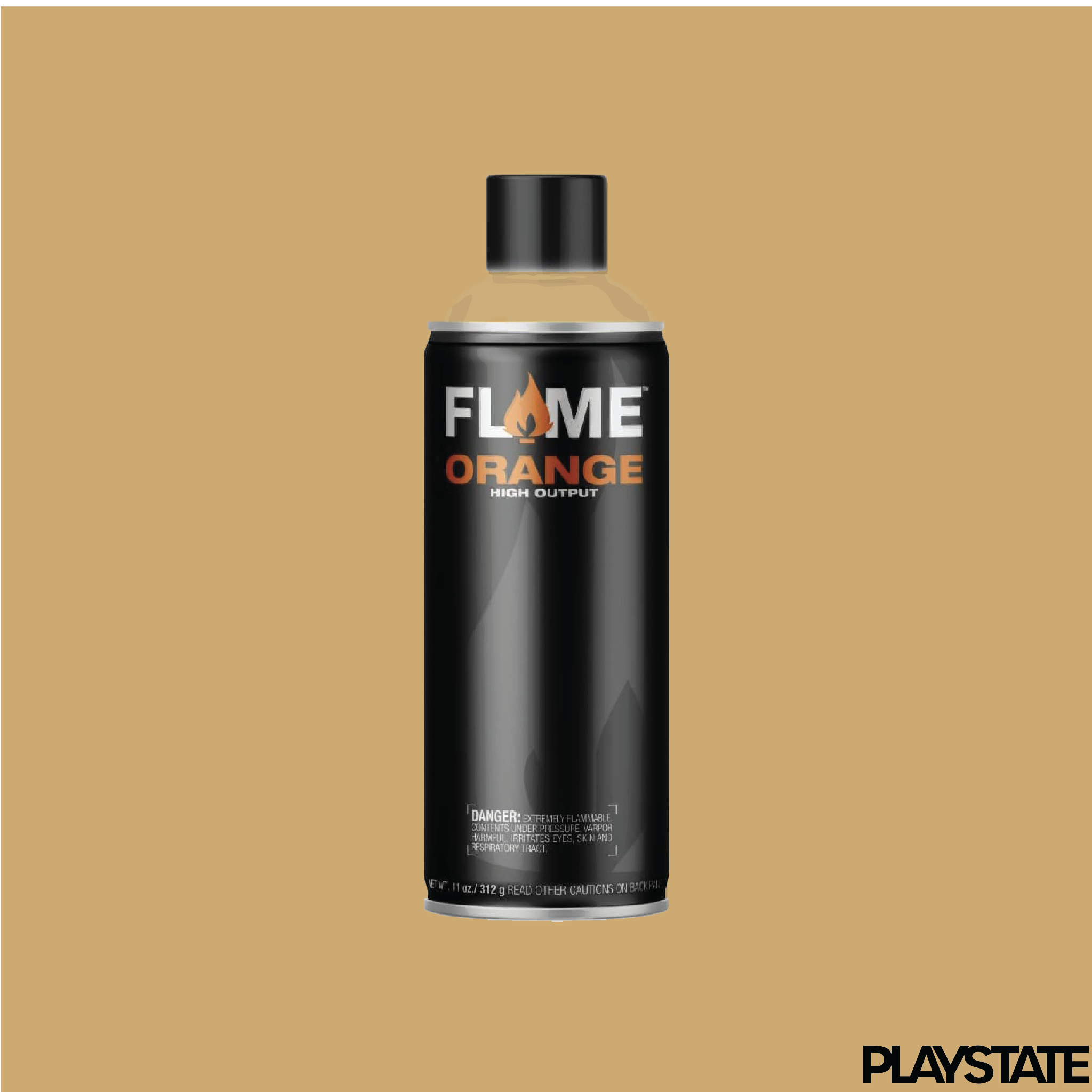 Flame Orange - Beige Brown