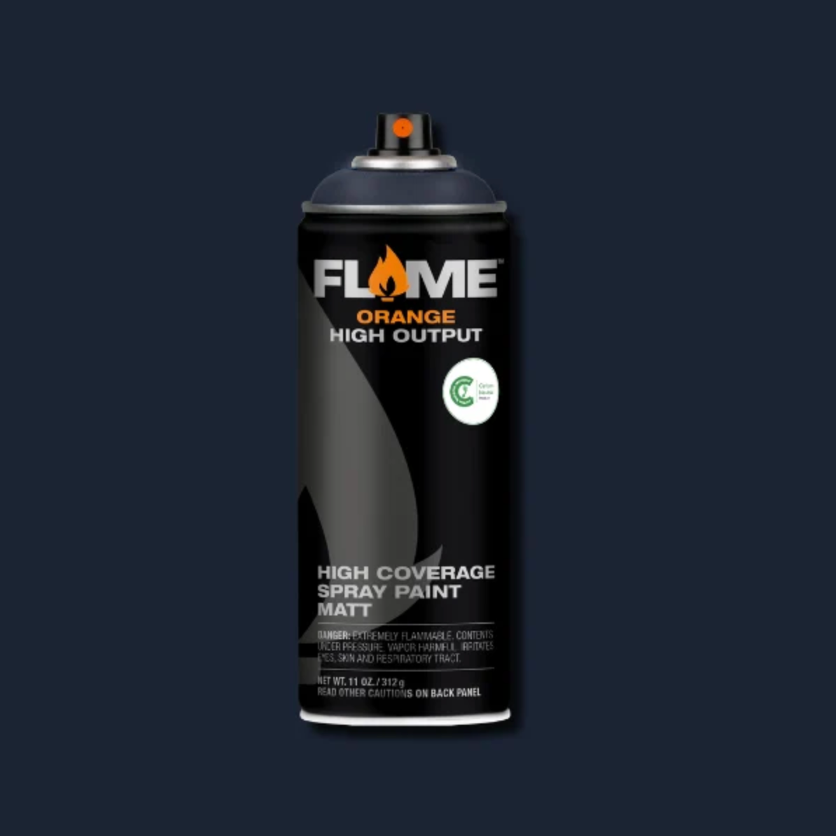 Flame Orange - Sapphire Blue Dark
